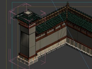 building enclosure 01 3D Модель