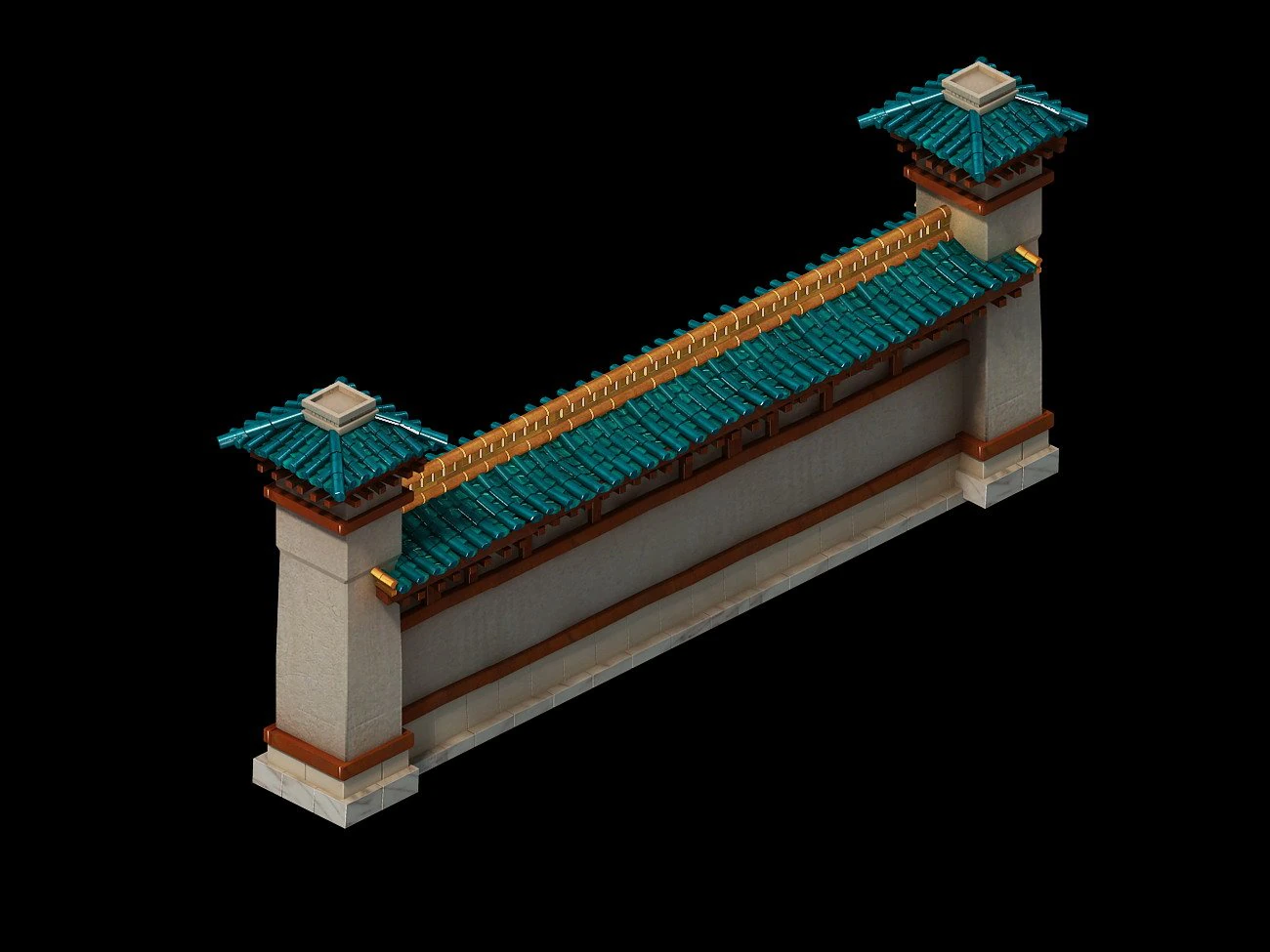 building enclosure 03 3D Model .c4d .max .obj .3ds .fbx .stl .blend 