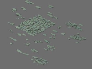 suburb - stone surface 01 3D Model