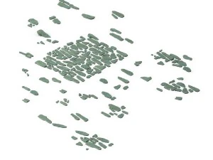 suburb - stone surface 01 3D Model