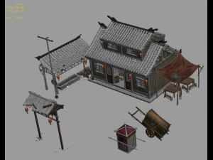 suburb - inn 16 3D Model