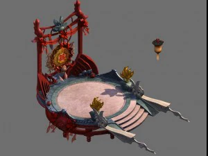 गेम मॉडल - साइट पर शादी करें 3D मॉडल