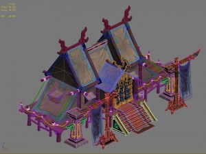 barracks - general tents Modelo 3D