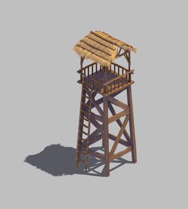 barracks 3D 模型 .c4d .max .obj .3ds .fbx .stl .blend