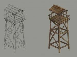 barracks 3D Model