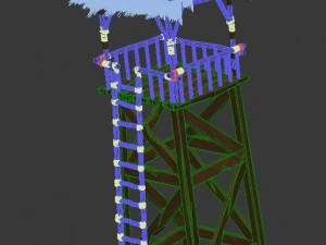 barracks 3D Model