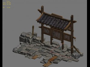 barracks - bulletin board 3D Model