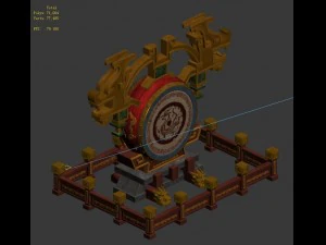 caserne - tambours de guerre Modèle 3D