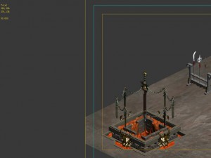 barracks - sword furnace 3D Модель