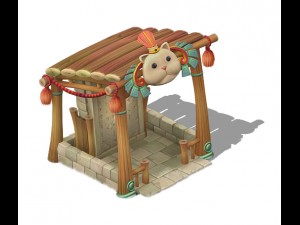 cartoon version - beiting - shelter 3D Model