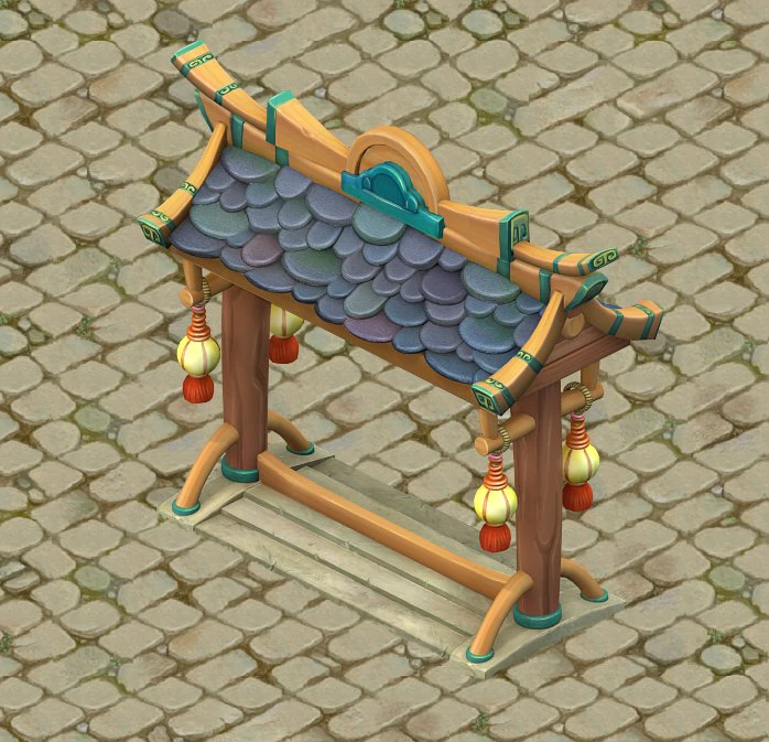 cartoon version - city wall 3D Model .c4d .max .obj .3ds .fbx .stl .blend 