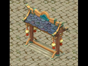 cartoon version - city wall 3D 模型