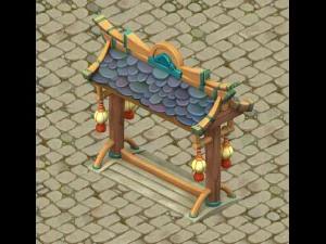 мультяшная версия - городская стена 3D Модель