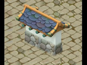 cartoon version - city wall 3D Model