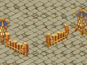 cartoon edition - city wall 02 3D Model