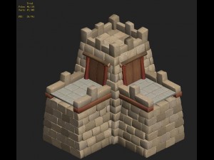 cartoon edition - wall 03 3D मॉडल