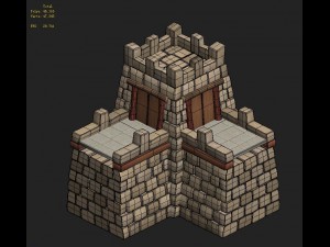 cartoon edition - wall 03 3D-Modell