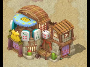 cartoon edition - casino 03 3D Model
