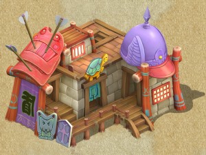 cartoon edition - armor shop 03 3D मॉडल