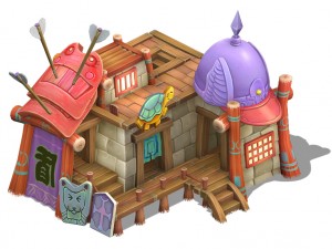 cartoon edition - armor shop 03 3D मॉडल