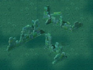 cartoon version - abandoned site 3D Model