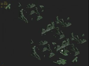cartoon version - abandoned site 3D Model