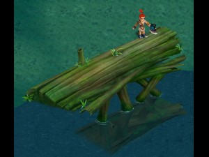 cartoon edition - ancient trees bridge Modelo 3D