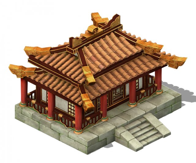 cartoon edition - imperial palace Model 3D .c4d .max .obj .3ds .fbx .stl .blend 