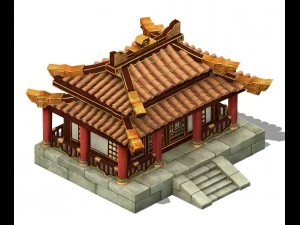 edi&ccedil;&atilde;o cartoon - pal&aacute;cio imperial Modelo 3D