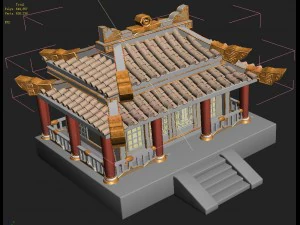 cartoon edition - imperial palace 3D Model