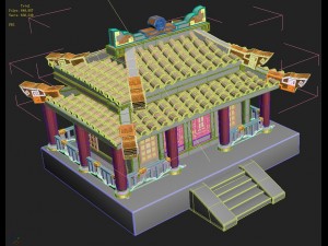 cartoon edition - imperial palace Model 3D