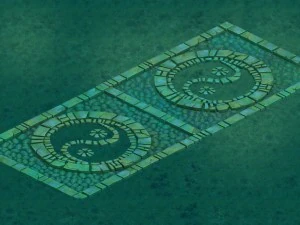 만화 버전 - 피라미드 표면 3D 모델