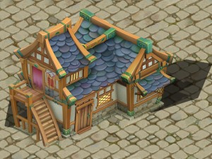 cartoon edition - house 04 3D Модель