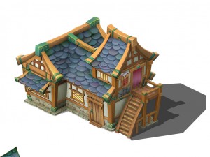 cartoon edition - house 04 3D 模型