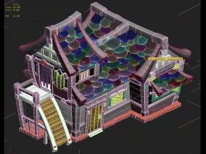 cartoon edition - house 04 3D Model