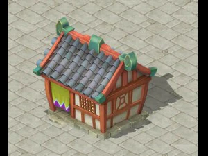 karikat&uuml;r baskısı - ev 13 3D Model