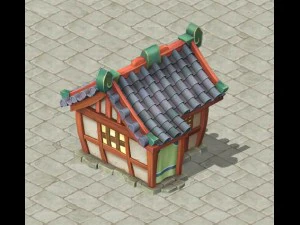 cartoon edition - house 13 3D Model