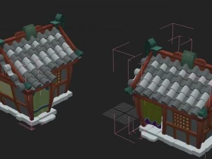 cartoon edition - house 13 3D Model