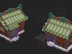 cartoon edition - house 13 3D Model