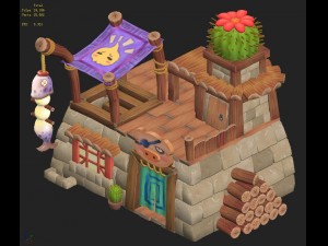 cartoon version - residential 0103 3D 모델