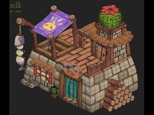 cartoon version - residential 0103 3D 모델