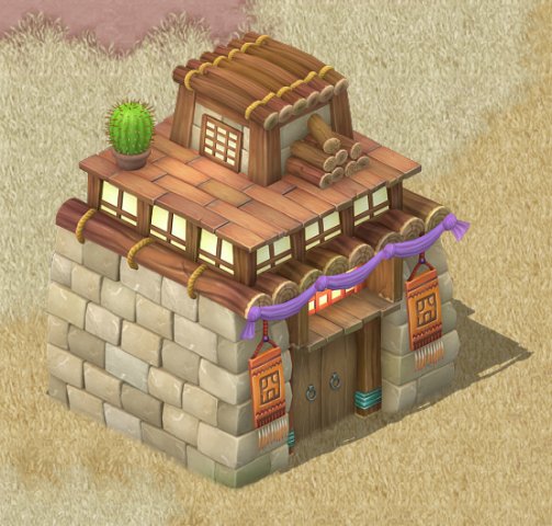 cartoon version - house 0203 3D-Modell .c4d .max .obj .3ds .fbx .stl .blend 