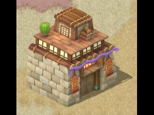 cartoon version - house 0203 Modèle 3D