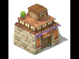 cartoon version - house 0203 3D-Modell