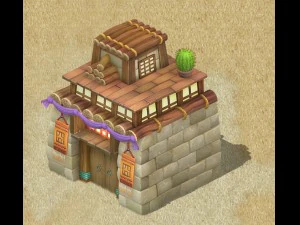 cartoon version - house 0203 3D Model