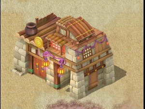 vers&atilde;o cartoon - casa 0303 Modelo 3D