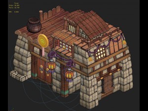 cartoon version - house 0303 3D Model