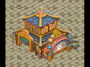 cartoon version - bank 3D 模型