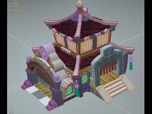 cartoon version - bank Modèle 3D