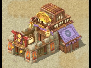 cartoon version - bank 03 Modèle 3D